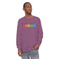 Loud and Proud! Rainbow print Long Sleeve T-Shirt | LGBTQ pride, colorful text