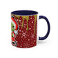 Grinch and Mouse Santa Mug | Accent Coffee Mug 11oz 15oz