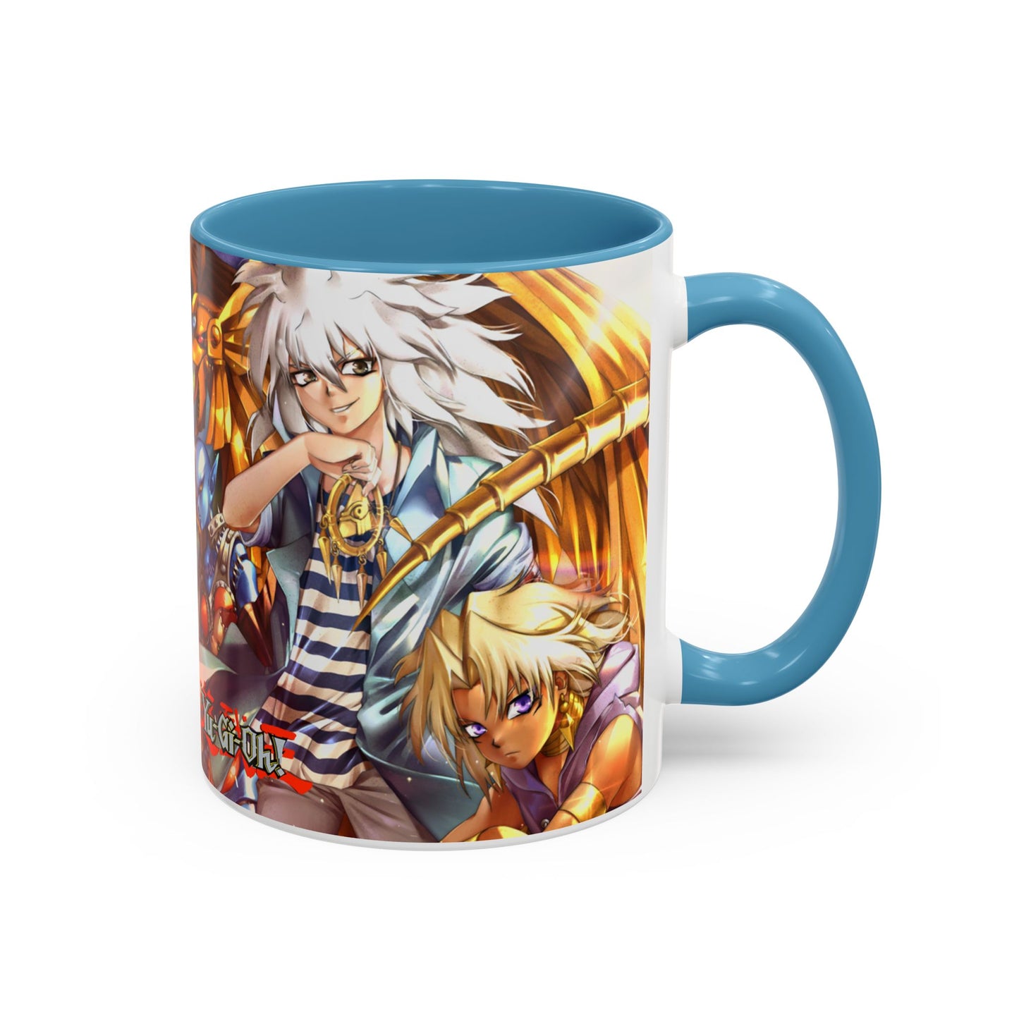 Yu-Gi-Oh! Art Accent Coffee Mug | Pharaonic and Shadi Design (11/15oz)