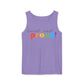loud and proud! rainbow text Tank Top | Pride LGBTQ+ apparel