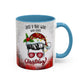 Just a Girl Who Loves Christmas Skull Mug | Accent Coffee Mug 11oz/15oz