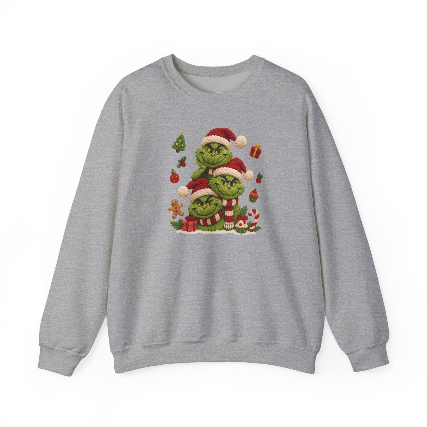 Grinch Family Christmas Tee | Cute Holiday Santa Grinches, Presents, Cookies