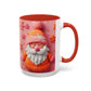 Cute Santa Gnome mug | Accent Coffee Mug 11oz 15oz