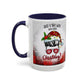 Just a Girl Who Loves Christmas Skull Mug | Accent Coffee Mug 11oz/15oz