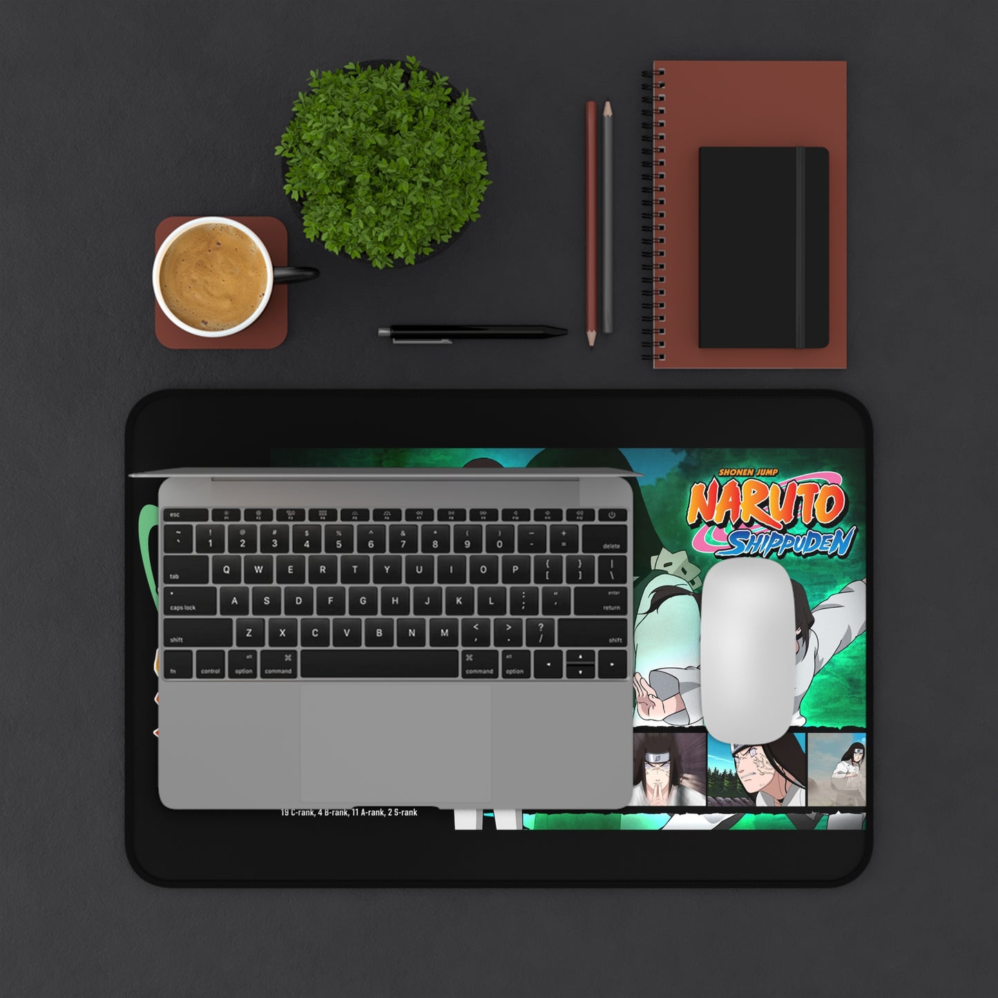 Neji Hyuga Naruto Shippuden Desk Mat | Anime Gaming Mouse Pad