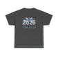 2026 Happy New Year Tee Festive Blue Bow New Year T-Shirt
