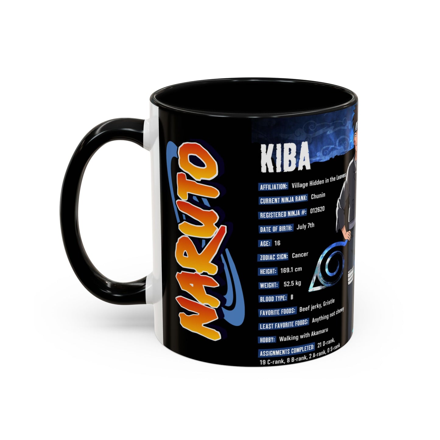 Kiba Collage Coffee Mug | Naruto Shippuden Design (11/15oz)