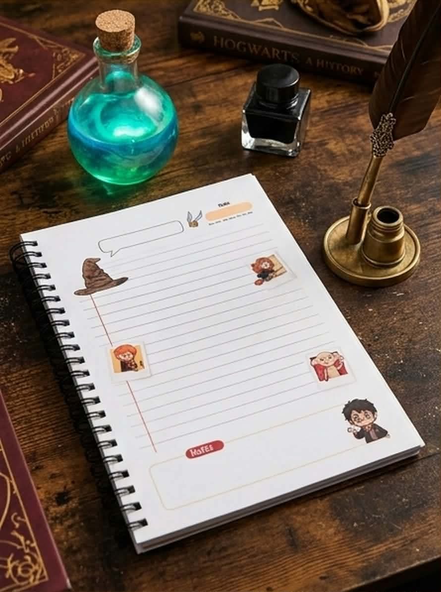 Harry Potter Custom Spiral Notebook & Journal