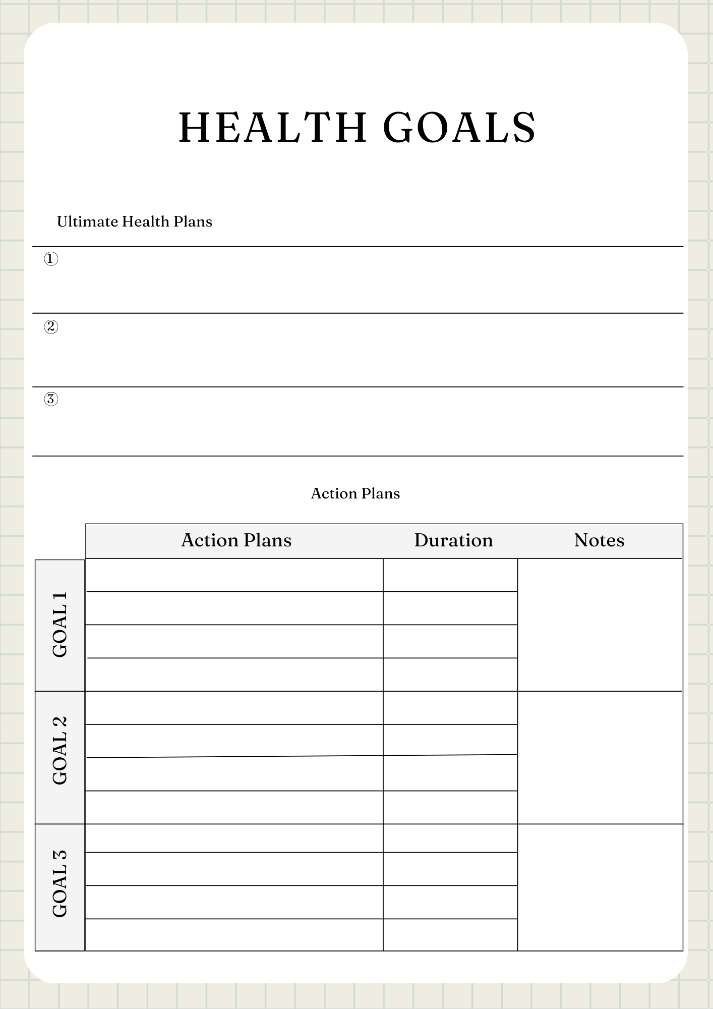Nutrition Planner | Digital Download