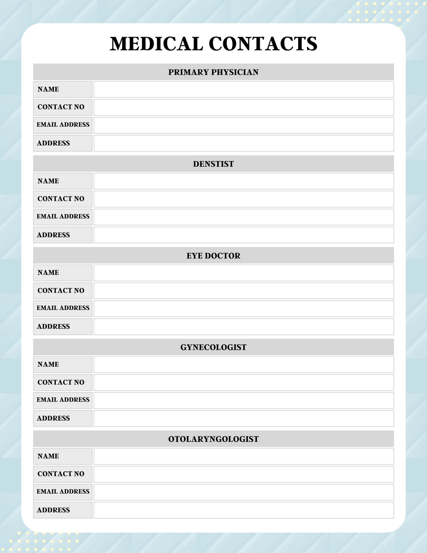 Health Care Planner | Digital Download