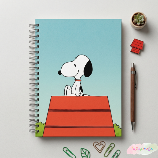 Kawaii Snoopy Dog House Notebook | A5 (5.82 x 8.26 in)