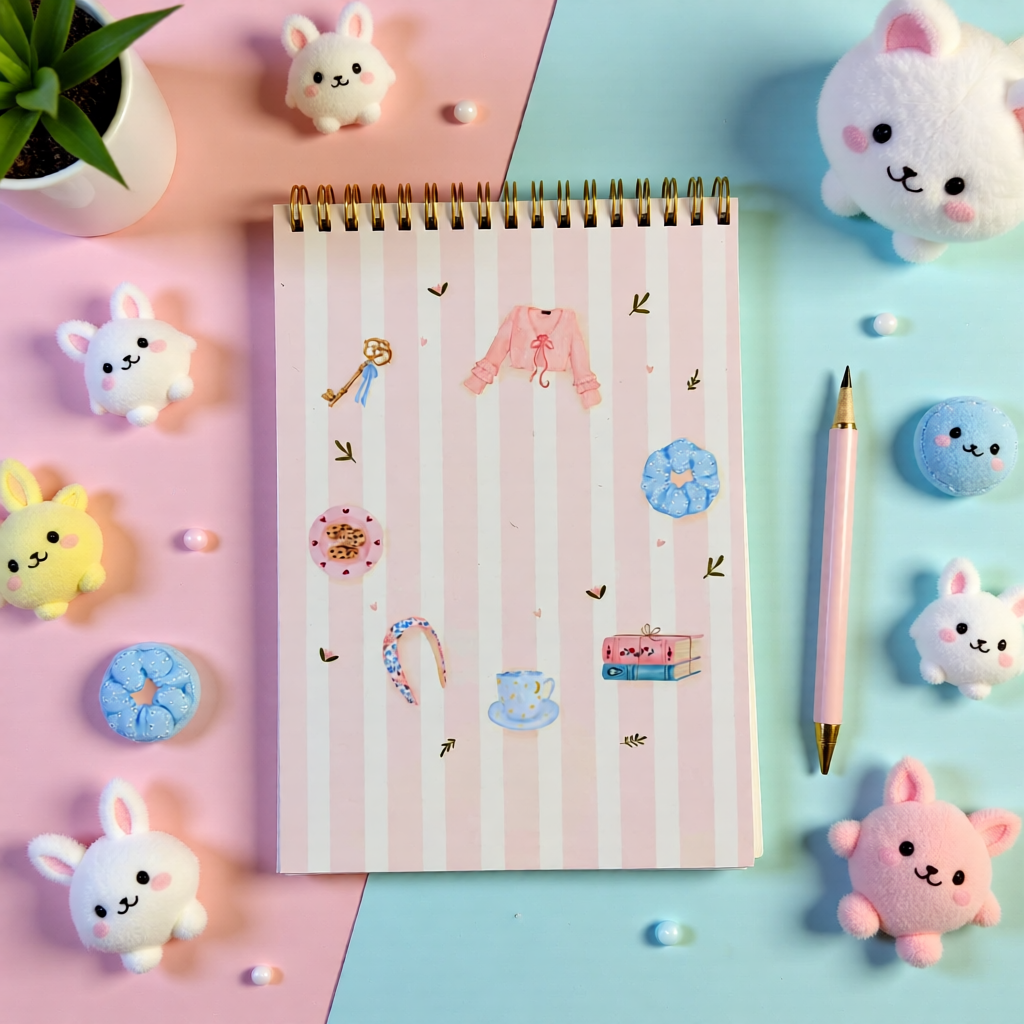 Kawaii Coquette Notebook