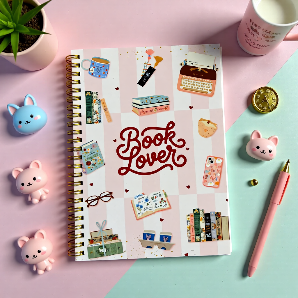 Kawaii Book Lover Notebook