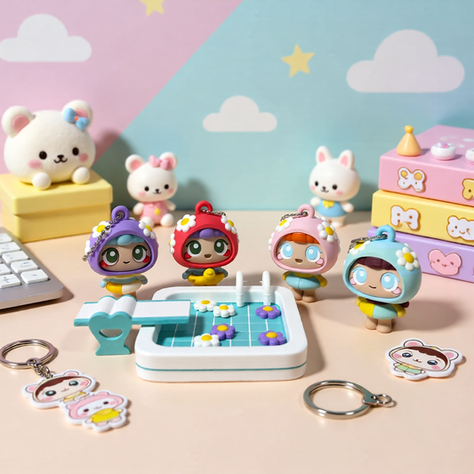 Kawaii Chibi Character Keychains