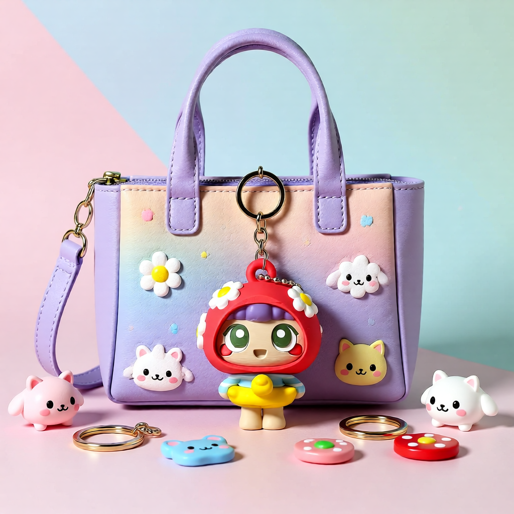 Kawaii Chibi Character Keychains