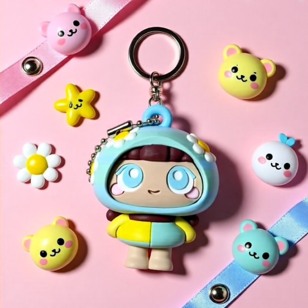 Kawaii Chibi Character Keychains