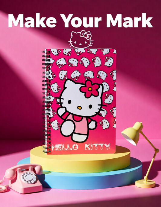 Kawaii Hello Kitty Spiral Notebook
