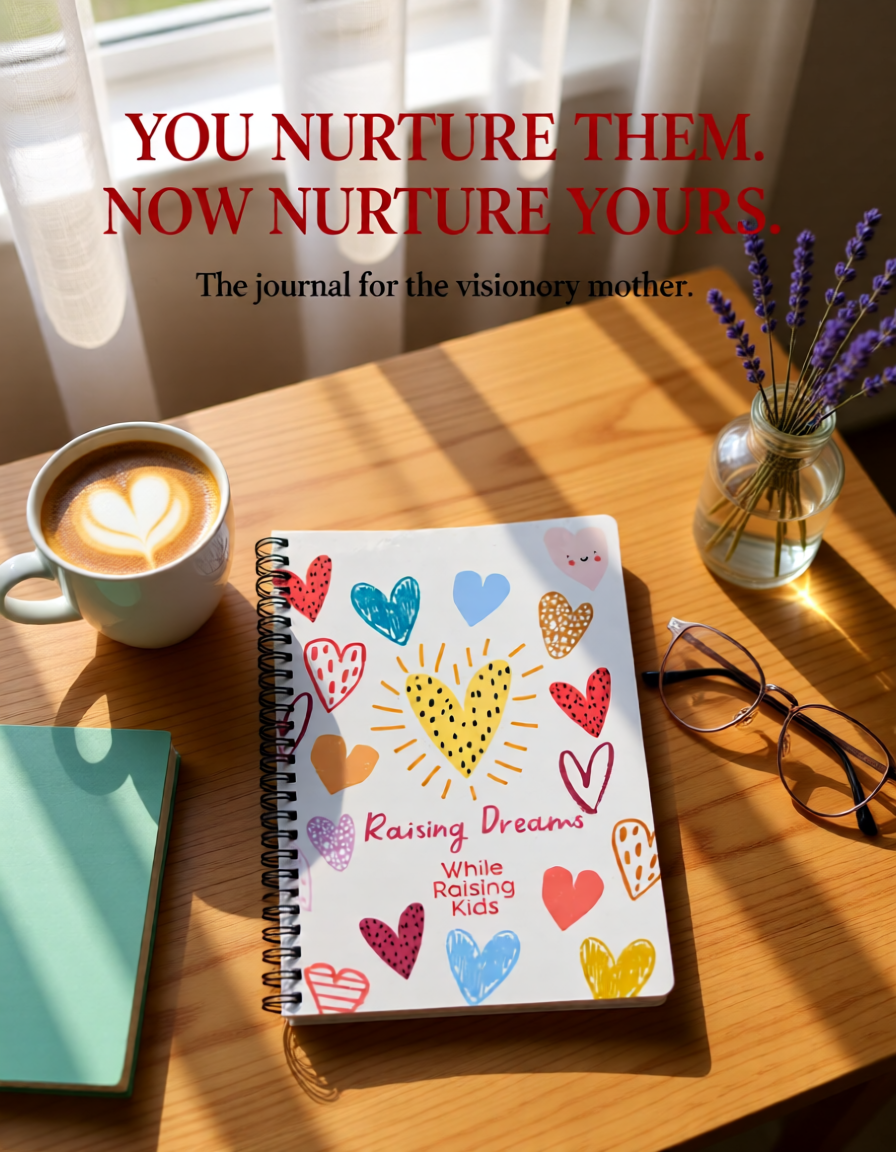 Raising Dreams While Raising Kids Journal Notebook