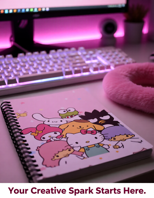 Kawaii Sanrio Spiral Notebook