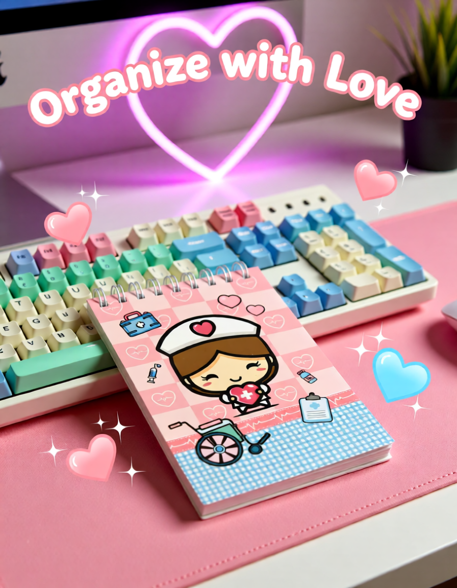 Kawaii Nurse Notebook