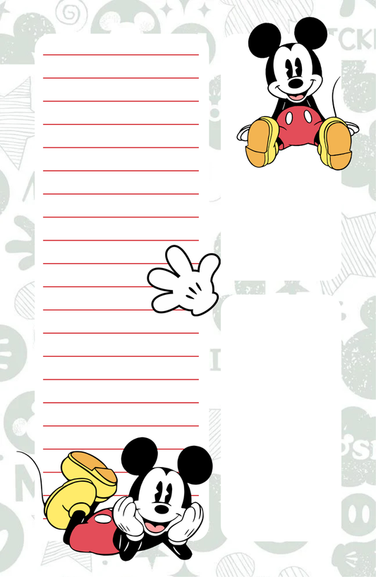 Mickey Mouse-inspired Notepad