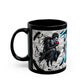 Death Note Ryuk Mug |  Anime Demon Illustration Coffee Cup | Black Anime Mug 15oz | Ryuk Shinigami Merchandise