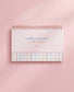 2027 Minimalist Grid Desktop Weekly Planner