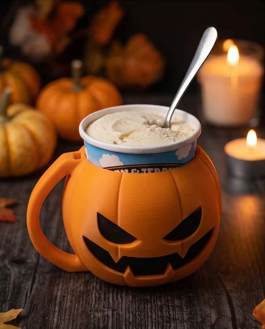 Spooky Jack-O'-Lantern Ice Cream Pint