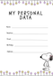 Snoopy Inspired 2026 Planner | Digital Download