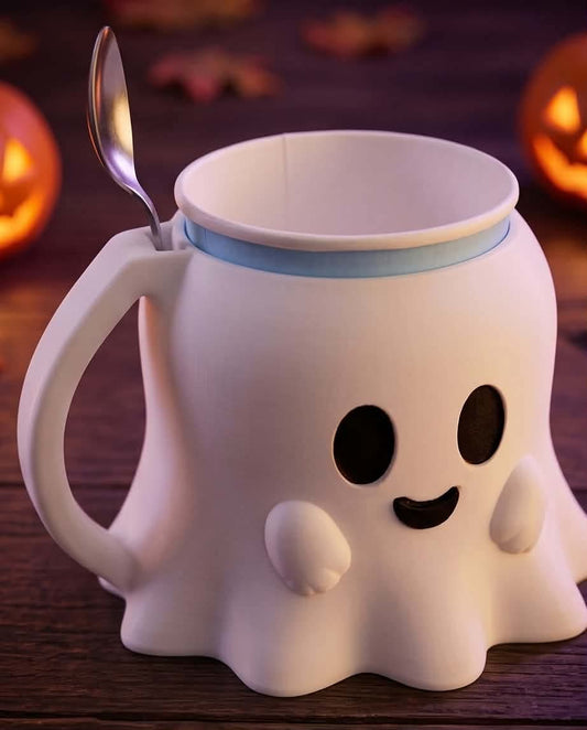 Spooky-Cute Friendly Ghost Ice Cream Pint