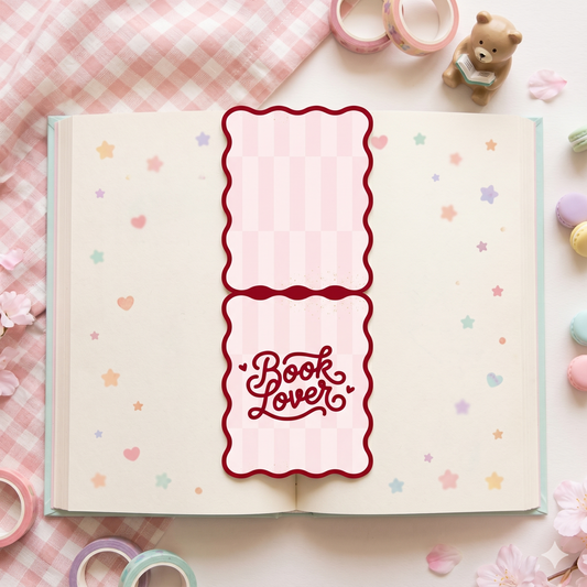 Kawaii "Book Lover" Magnetic Bookmark
