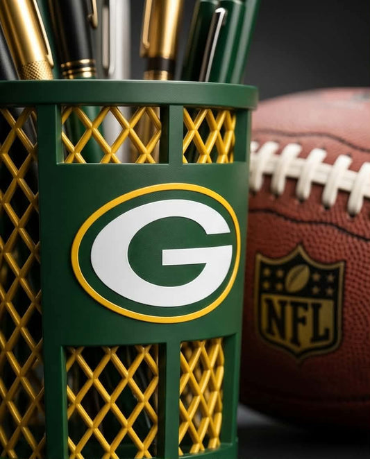 Green Bay Packers 3D-Printed Pen & Pencil Holder