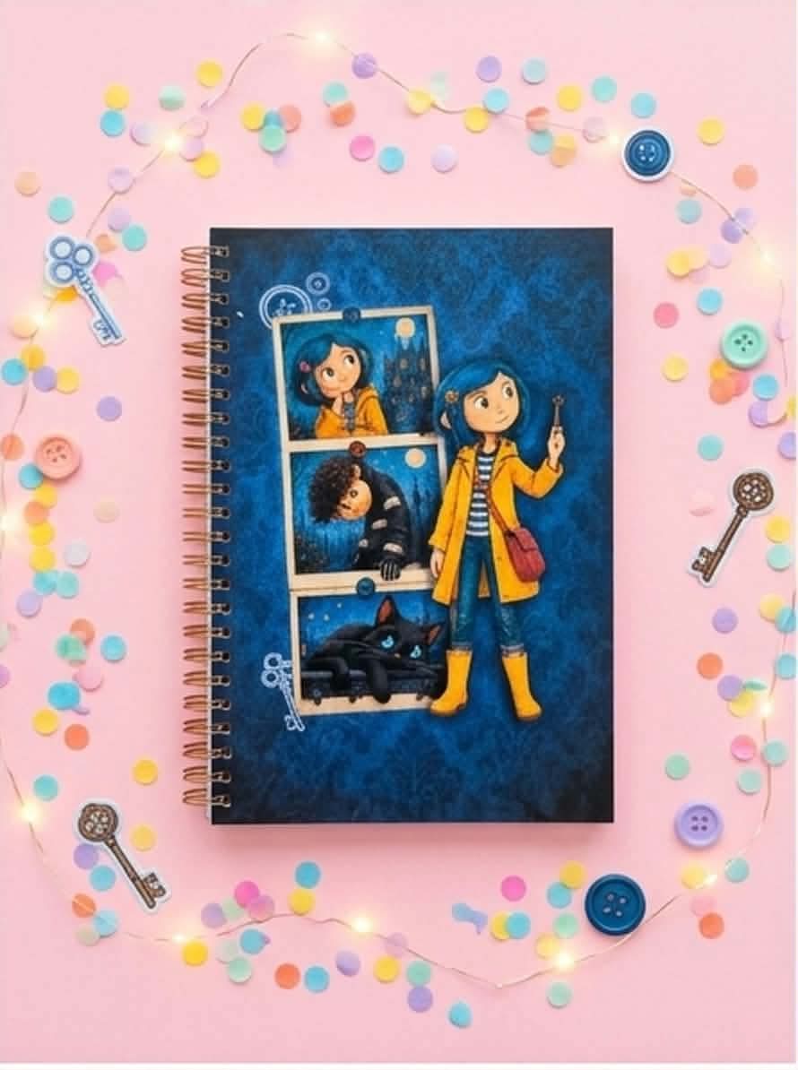 Coraline Custom Spiral Notebook & Journal
