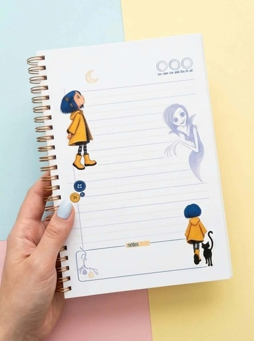 Coraline Custom Spiral Notebook & Journal
