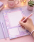 Dreamy Purple Celestial Planner Memo Pad