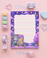 Starlit Night Bookshop Memo Pad
