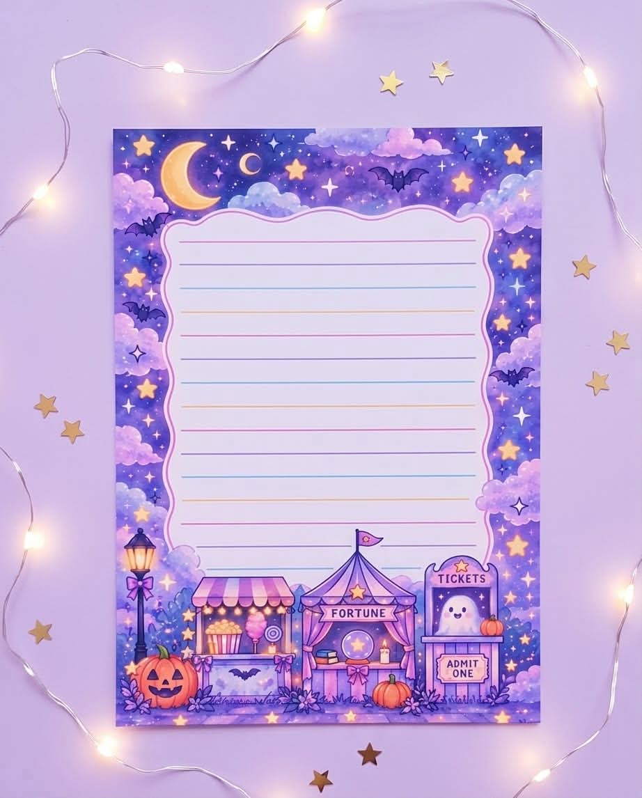 Magical Midnight Carnival Memo Pad