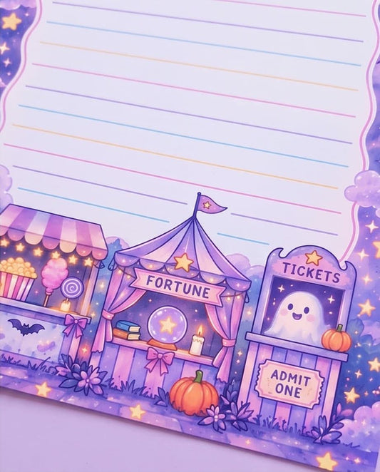 Magical Midnight Carnival Memo Pad