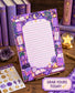 Bookish Celestial-inspired Memo Pad