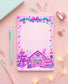 Winter Snow Bookshop Notepad