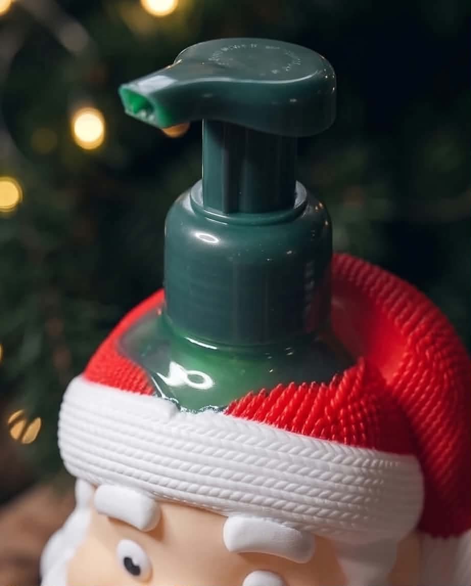 Santa Liquid Hand Soap Sleeve Holder