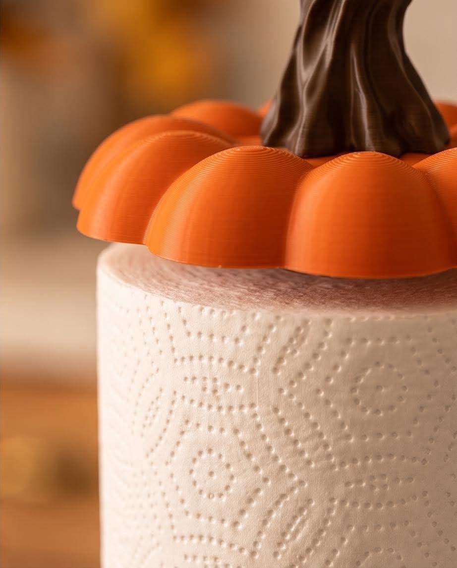 Pumpkin Paper Towel Holder