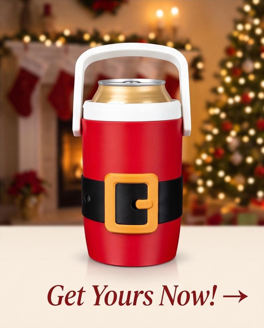 Santa Can Holder