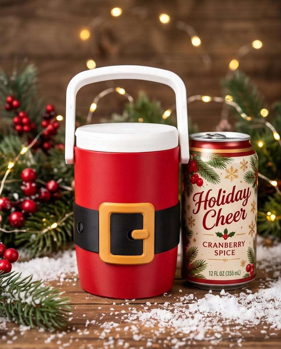 Santa Can Holder