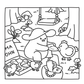 Kawaii Fluffy Days | 8x8 in Coloring book
