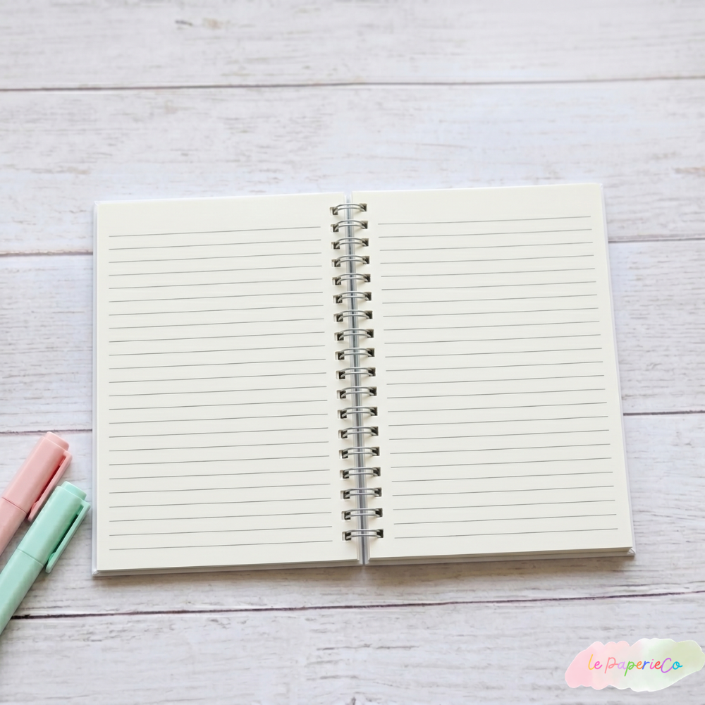 Cute Snoopy and Woodstock Notebook A5 5.82x8.26 in | Peanuts Friends Journal – Le Paperie Co