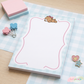 Kawaii Bear Notepad | Half Letter Size