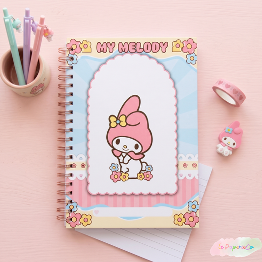 Kawaii My Melody Notebook | Half Letter Size