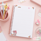 Kawaii My Melody Notebook | Half Letter Size