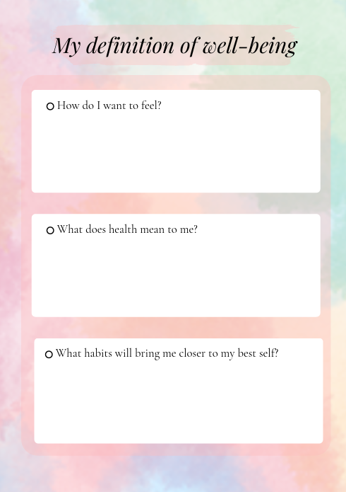 Healthy Habits 2026 Planner | Wellness, Fitness & Self-Care Planner